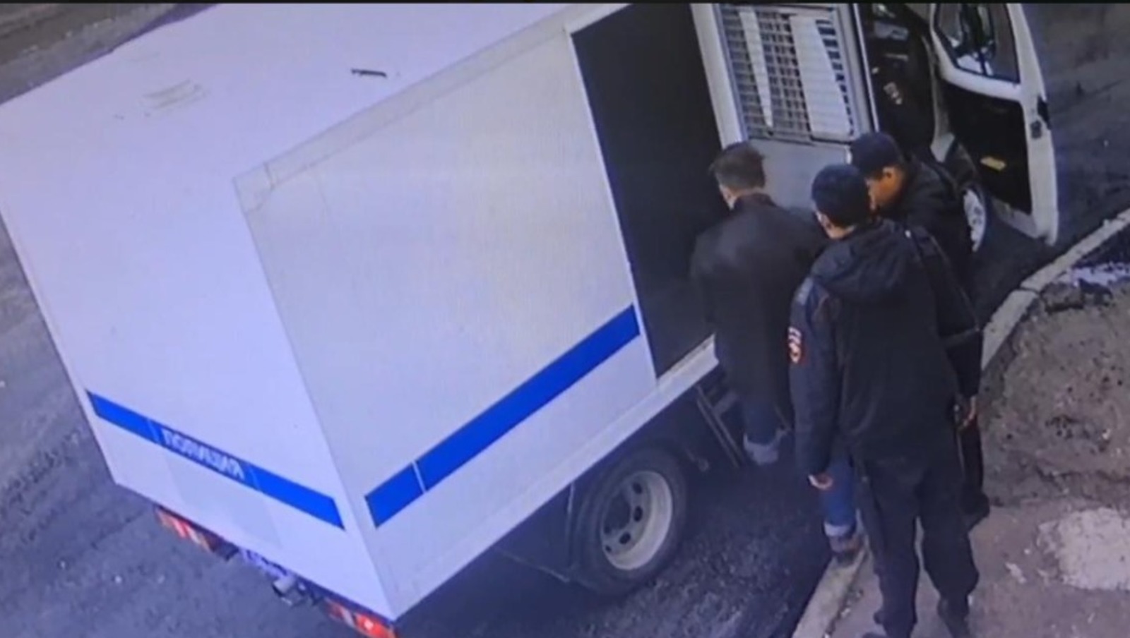 стоп-кадр видео Кировского районного суда, Telegram