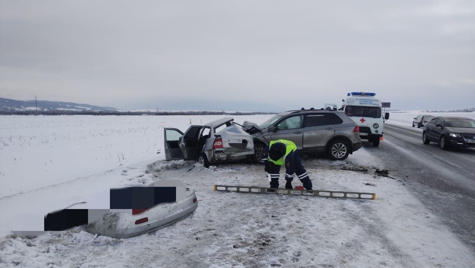 В Башкирии сотрудники ГИБДД выясняют обстоятельства ДТП с двумя погибшими - виде